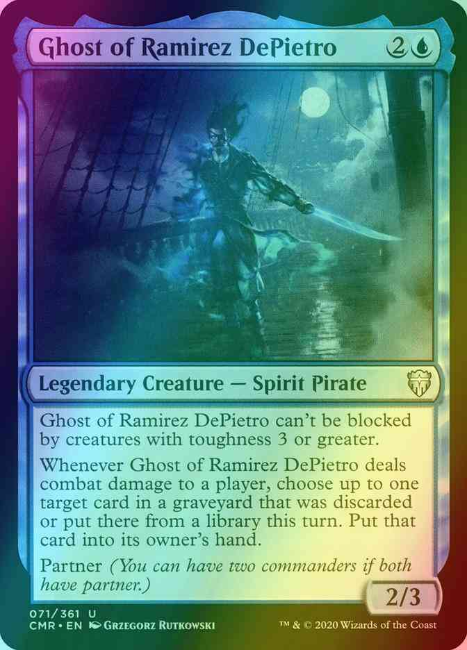 Ghost of Ramirez DePietro [71] [Commander Legends] [Foil]
