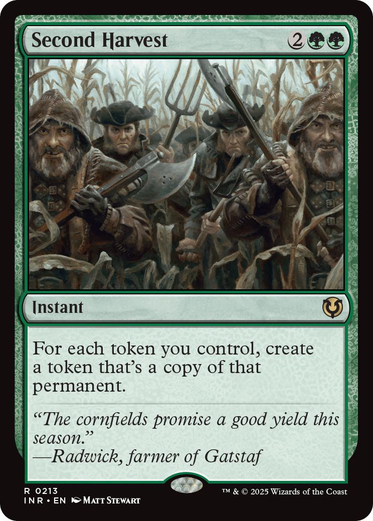 Second Harvest [213] [Innistrad Remastered] [Non-Foil]