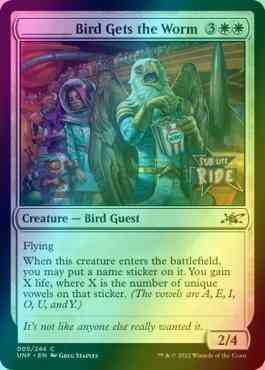 ________ Bird Gets the Worm [5] [Unfinity] [Foil]