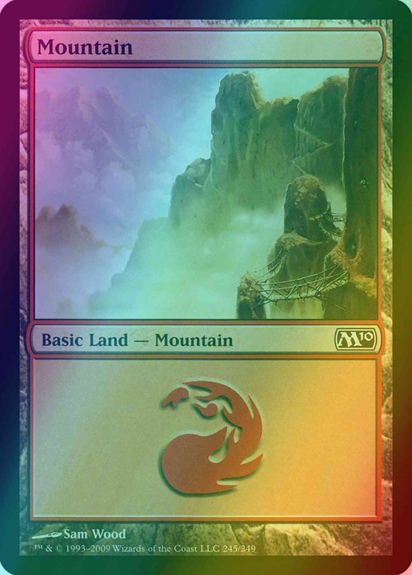 Mountain [245] [Magic 2010] [Foil]