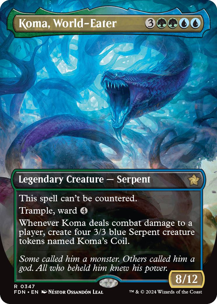 Koma, World-Eater [347] [Borderless] [Foundations] [Non-Foil]