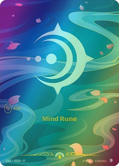 Mind Rune (Alternate Art) - R03b [Unleashed] [Foil]