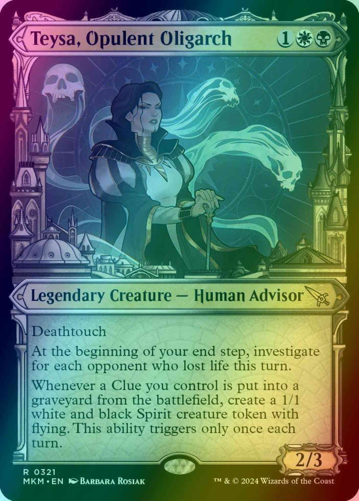 Teysa, Opulent Oligarch [321] [Ravnica City Showcase] [Murders at Karlov Manor] [Foil]