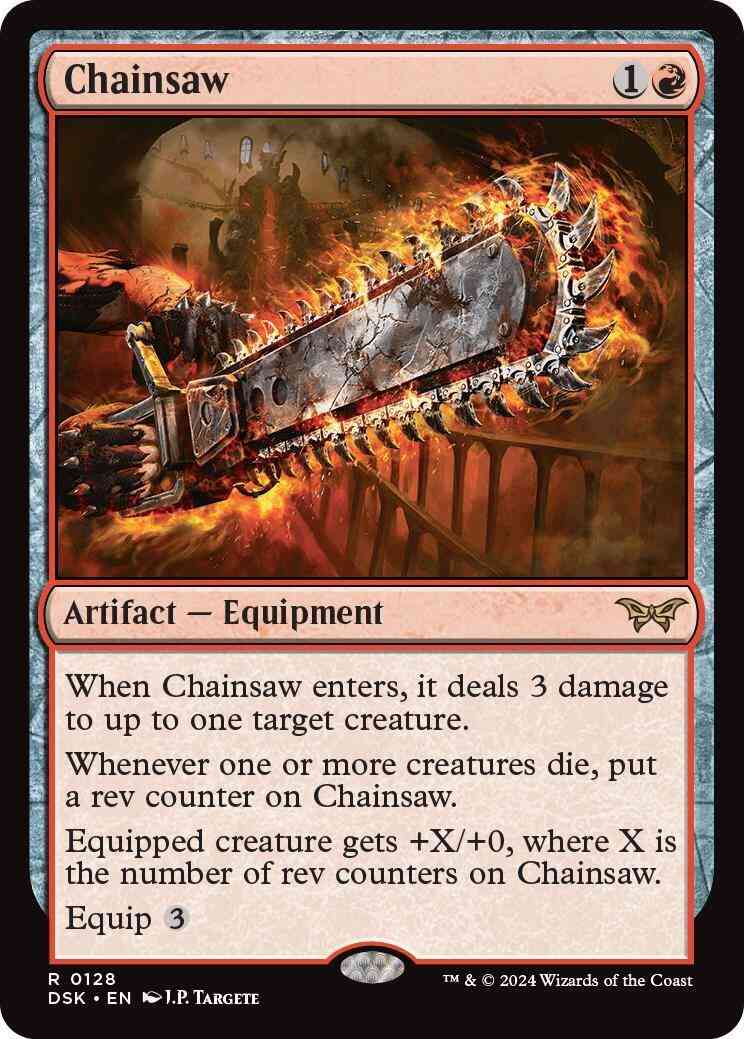 Chainsaw [128] [Duskmourn: House of Horror] [Non-Foil]