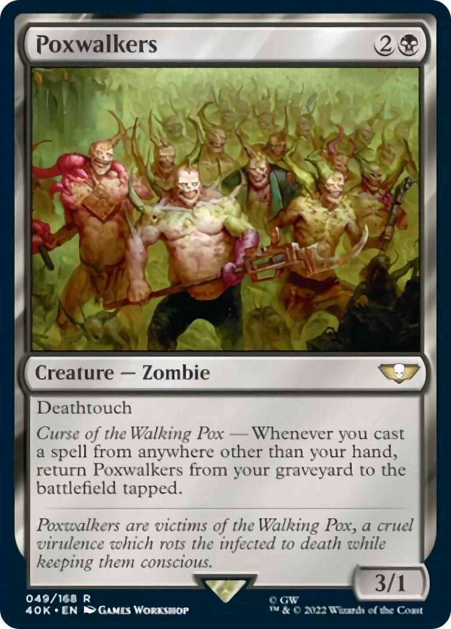 Poxwalkers [49] [Universes Beyond: Warhammer 40,000] [Non-Foil]