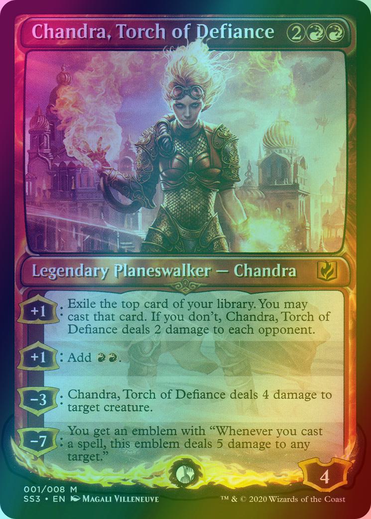 Chandra, Torch of Defiance [1] [Signature Spellbook: Chandra] [Foil]