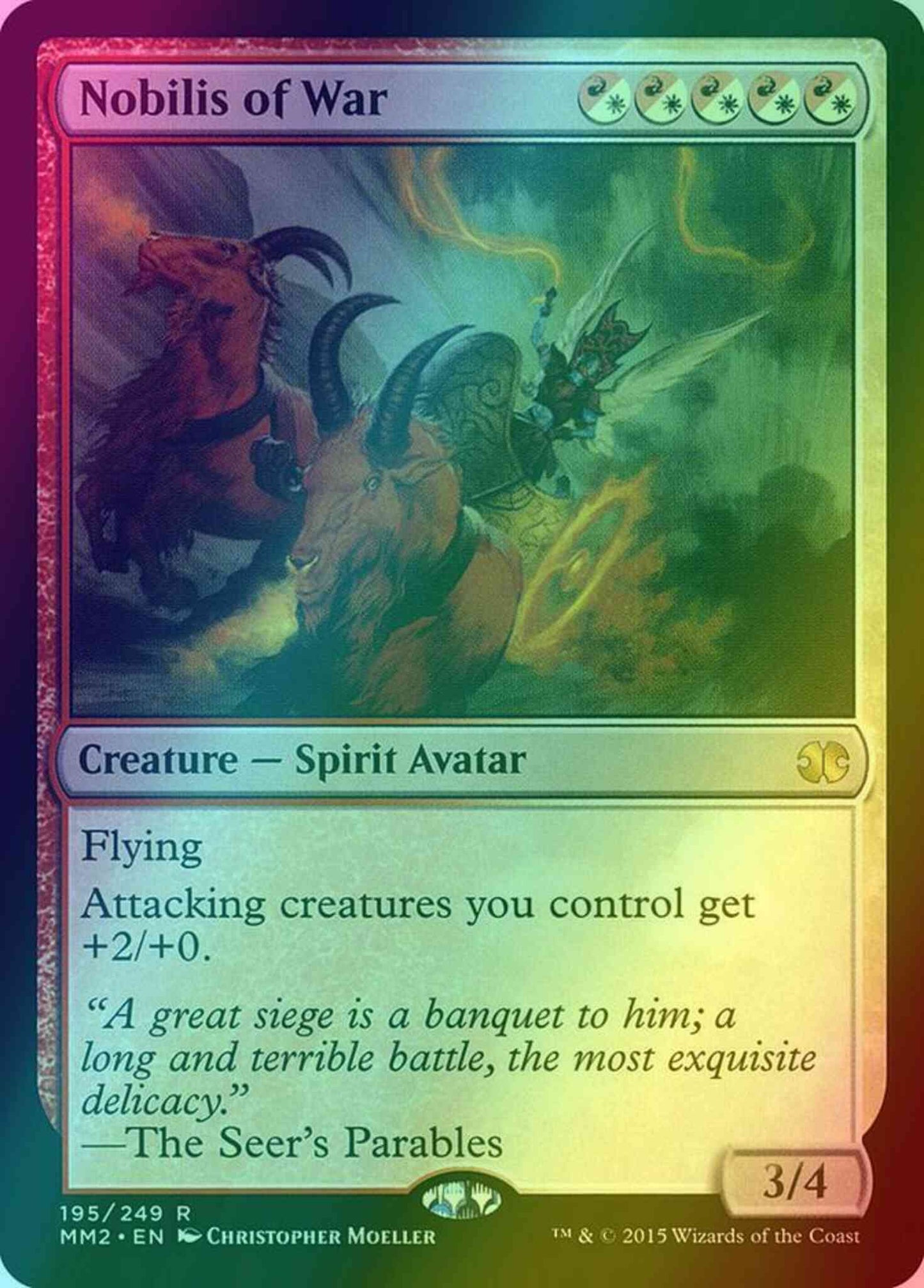 Nobilis of War [195] [Modern Masters 2015] [Foil]