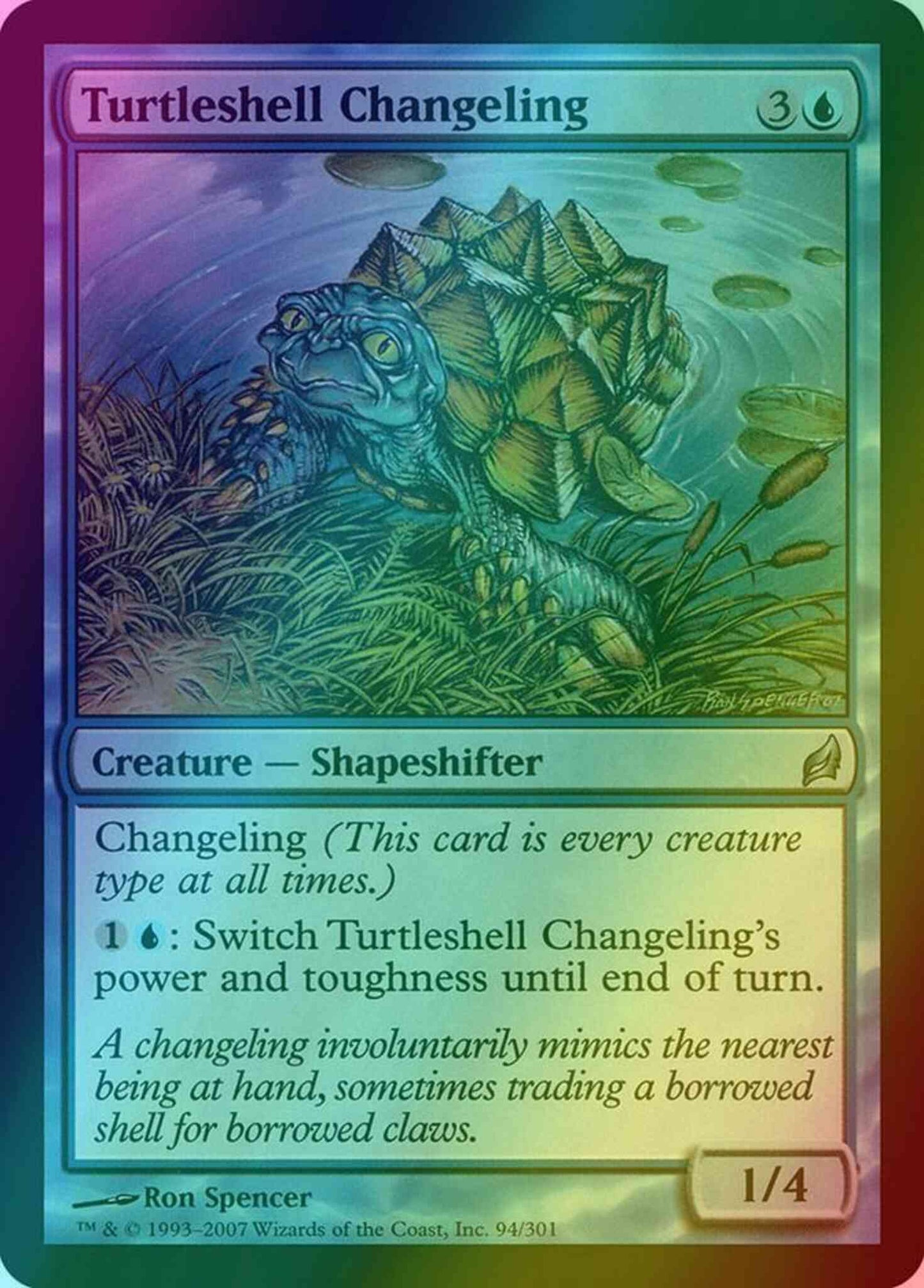 Turtleshell Changeling [94] [Lorwyn] [Foil]