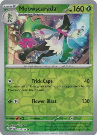 Meowscarada - 015/198 - Rare [sv01-015] [Reverse Holo]