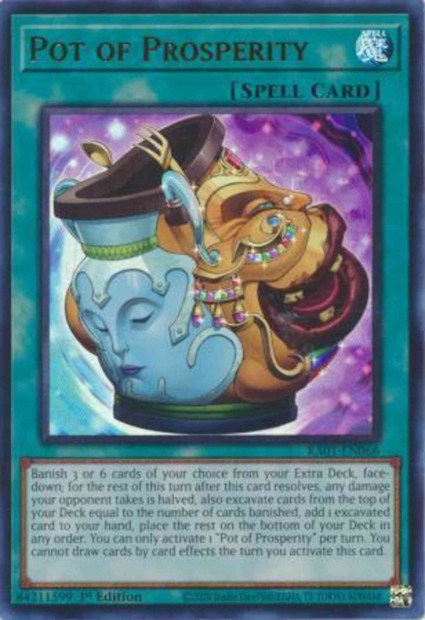 Pot of Prosperity - RA01-EN066 - Ultra Rare - 1st Edition