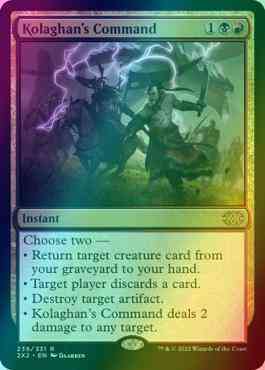 Kolaghan's Command [239] [Double Masters 2022] [Foil]