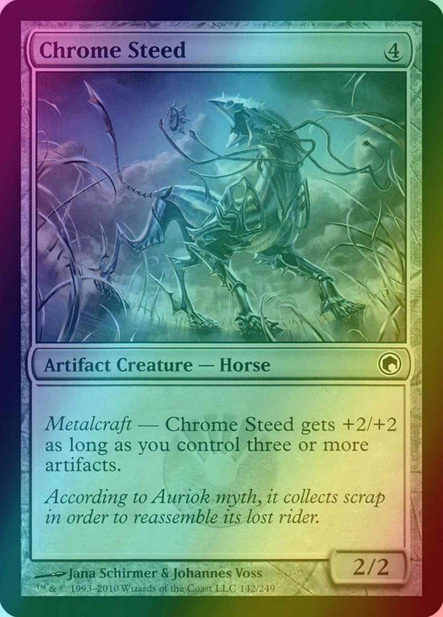 Chrome Steed [142] [Scars Of Mirrodin] [Foil]