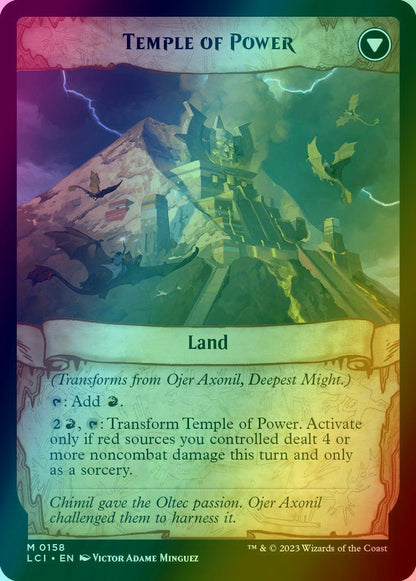 Ojer Axonil, Deepest Might // Temple of Power [158] [The Lost Caverns of Ixalan] [Foil]