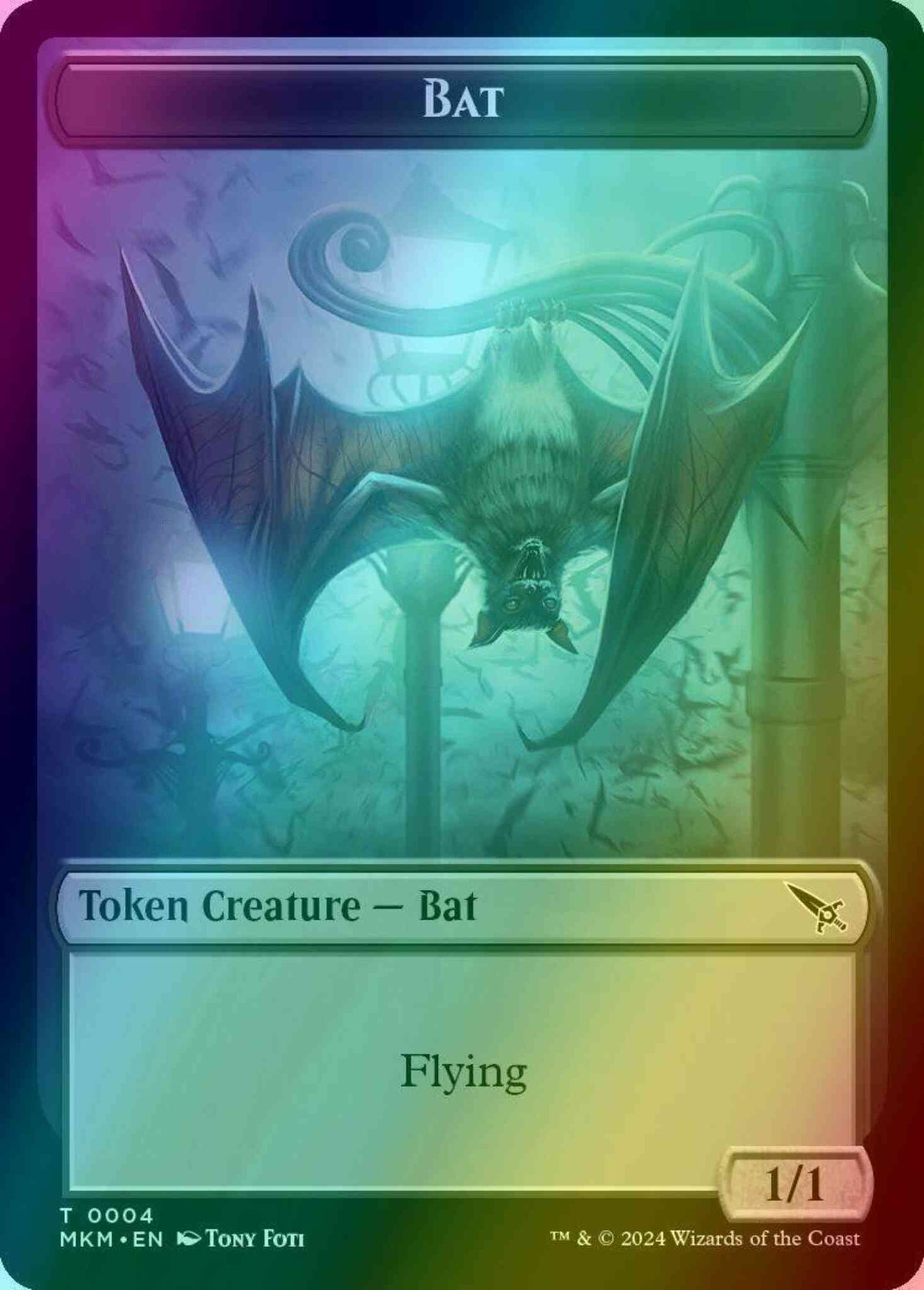 Bat Token (04) // Thopter Token (20) [Murders at Karlov Manor: Tokens] [Foil]