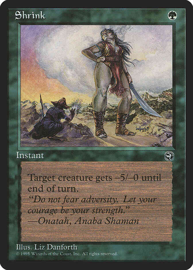 Shrink [97b] [Giant] [Homelands] [Non-Foil]