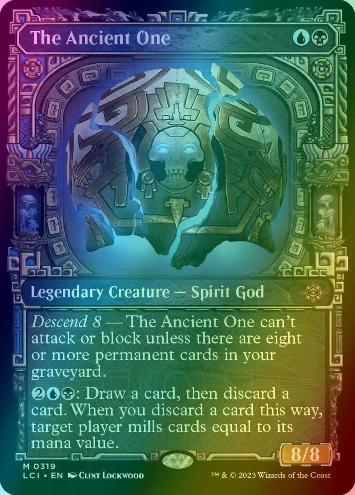 The Ancient One [319] [Gods of Ixalan Showcase] [The Lost Caverns of Ixalan] [Foil]