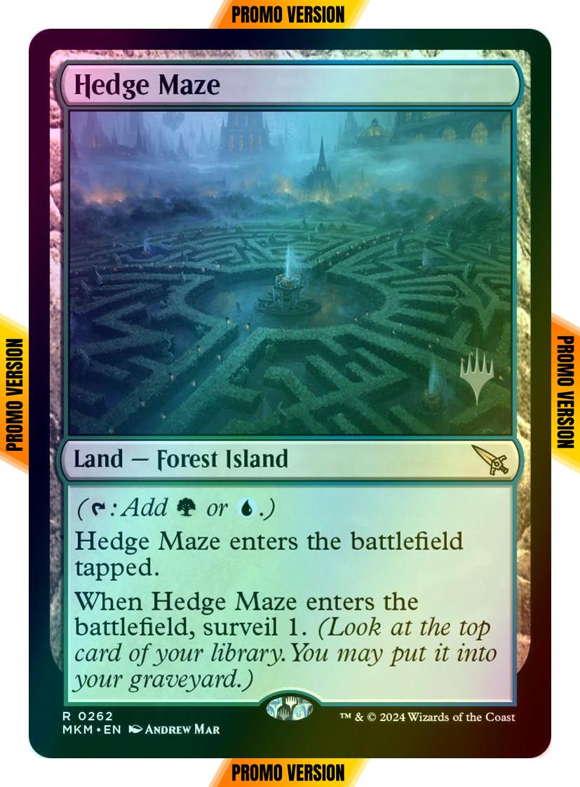 Hedge Maze [262p] [Promo Pack] [Murders at Karlov Manor: Promos] [Foil]