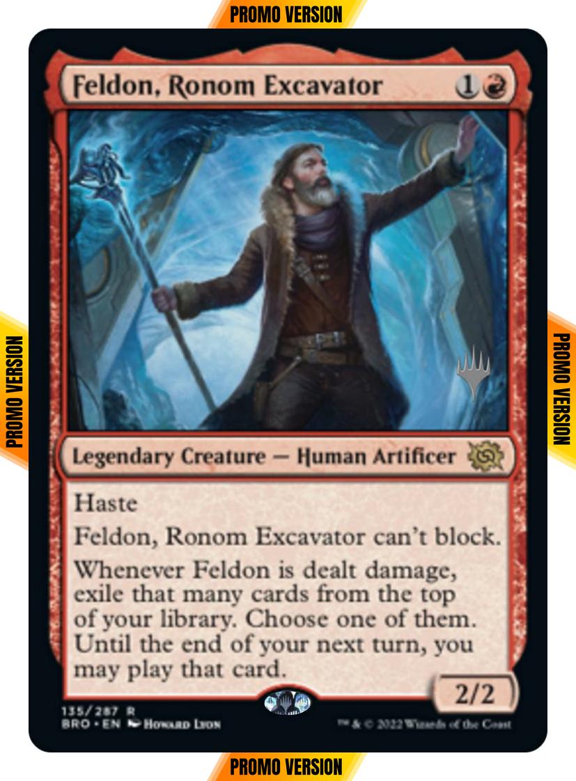 Feldon, Ronom Excavator [135p] [Promo Pack] [The Brothers' War: Promos] [Non-Foil]