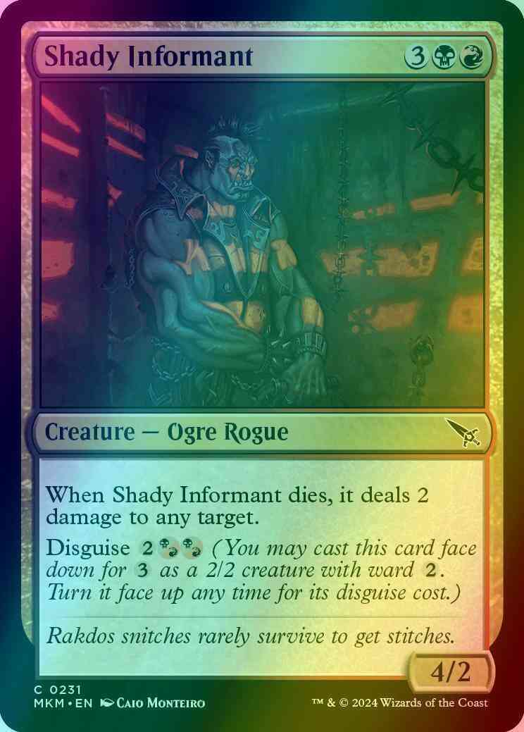Shady Informant [231] [Murders at Karlov Manor] [Foil]