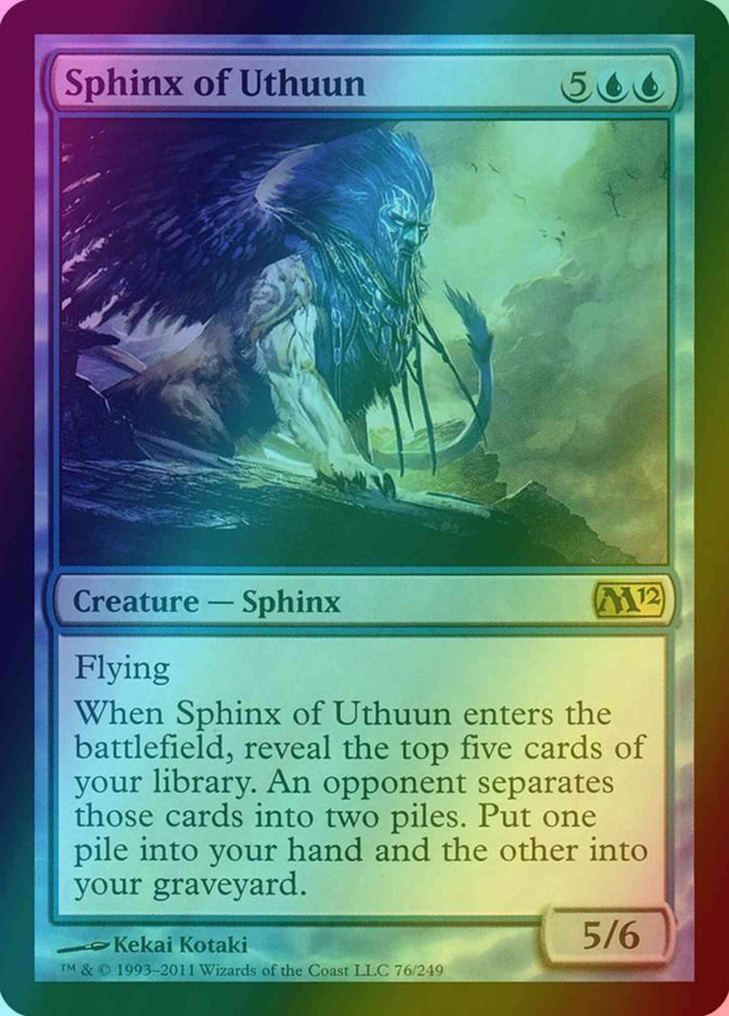 Sphinx of Uthuun [76] [Magic 2012] [Foil]