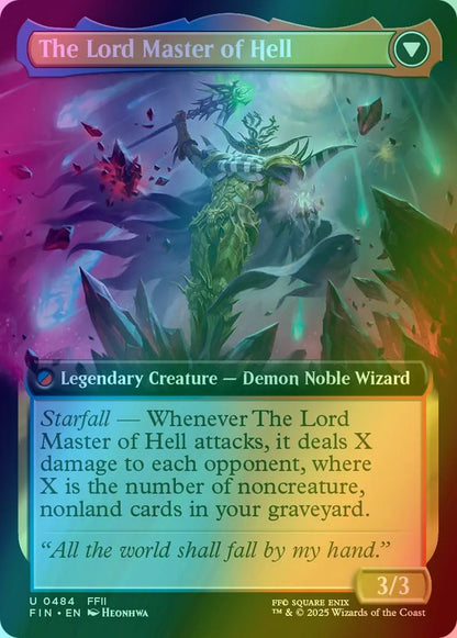 The Emperor of Palamecia // The Lord Master of Hell [484] [Extended Art] [FINAL FANTASY] [Foil]