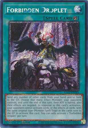 Forbidden Droplet - RA01-EN064 - Platinum Secret Rare - 1st Edition