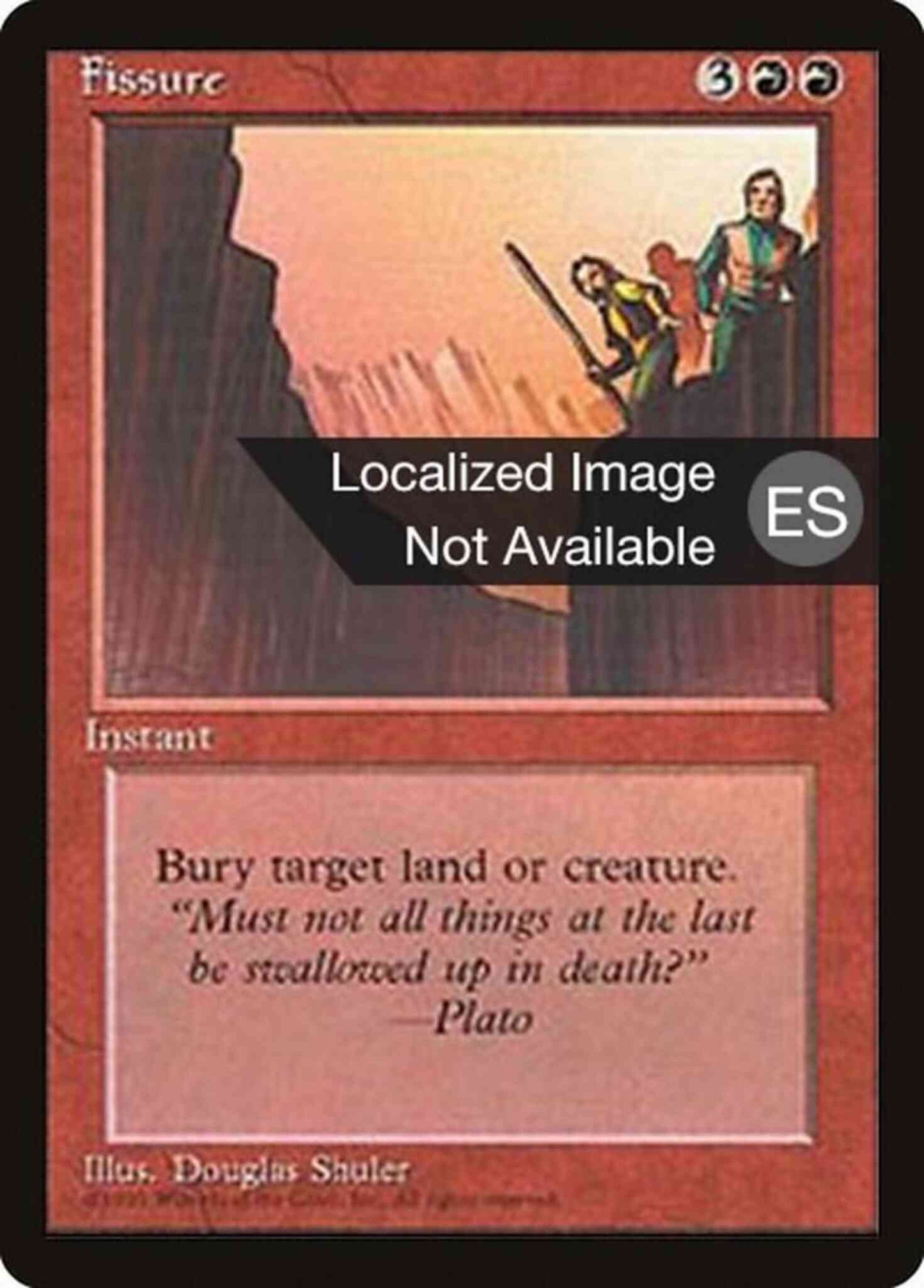 Fissure - Spanish [194] [Fourth Edition Black Border: Spanish] [Non-Foil]