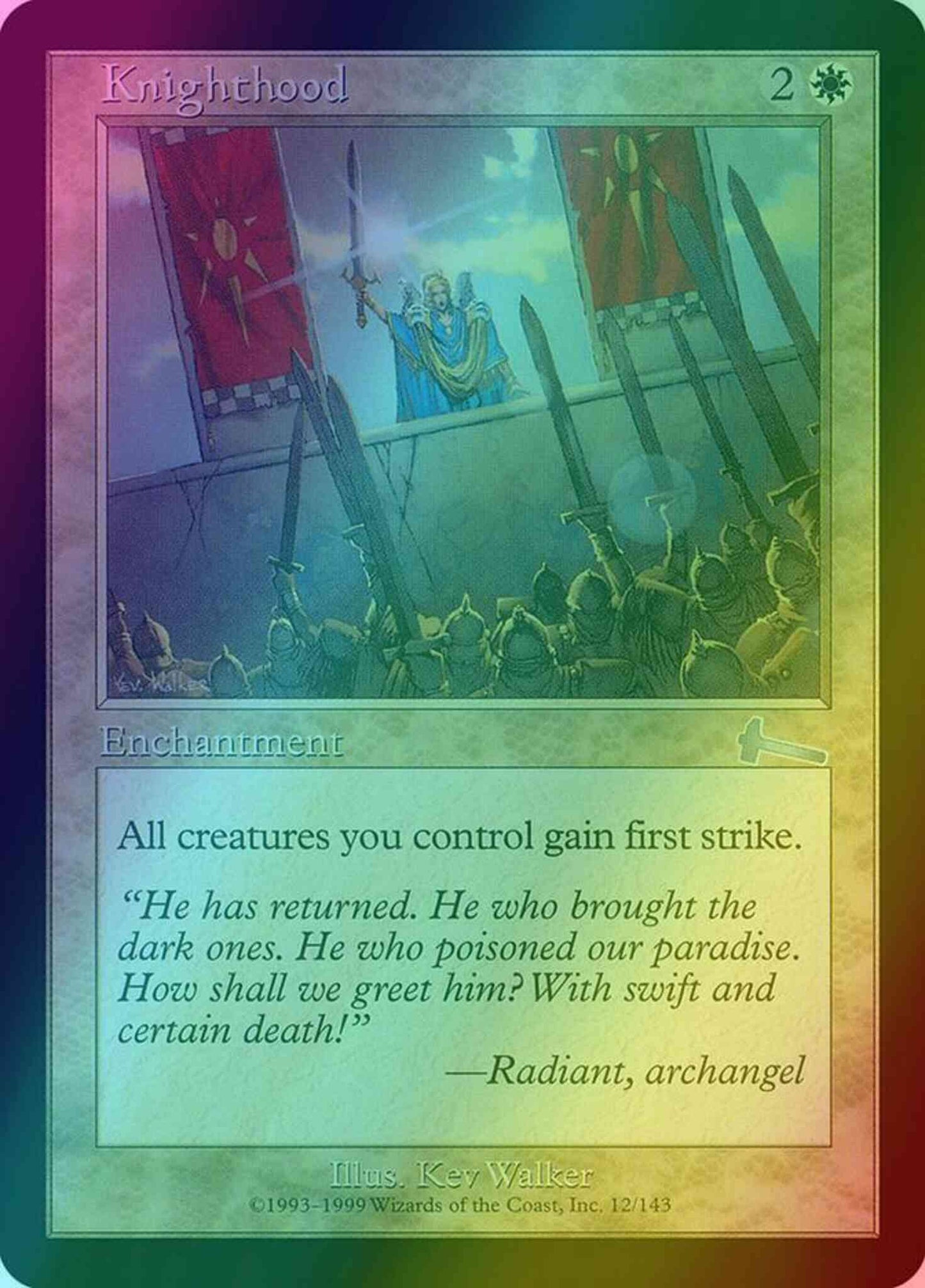 Knighthood [12] [Urza's Legacy] [Foil]