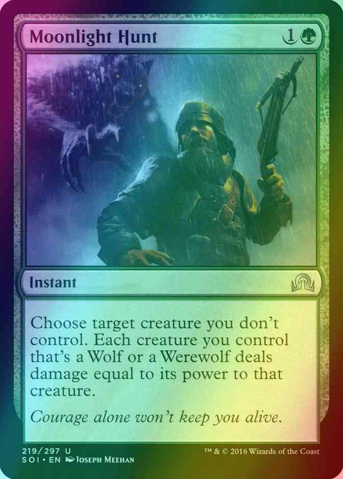 Moonlight Hunt [219] [Shadows over Innistrad] [Foil]