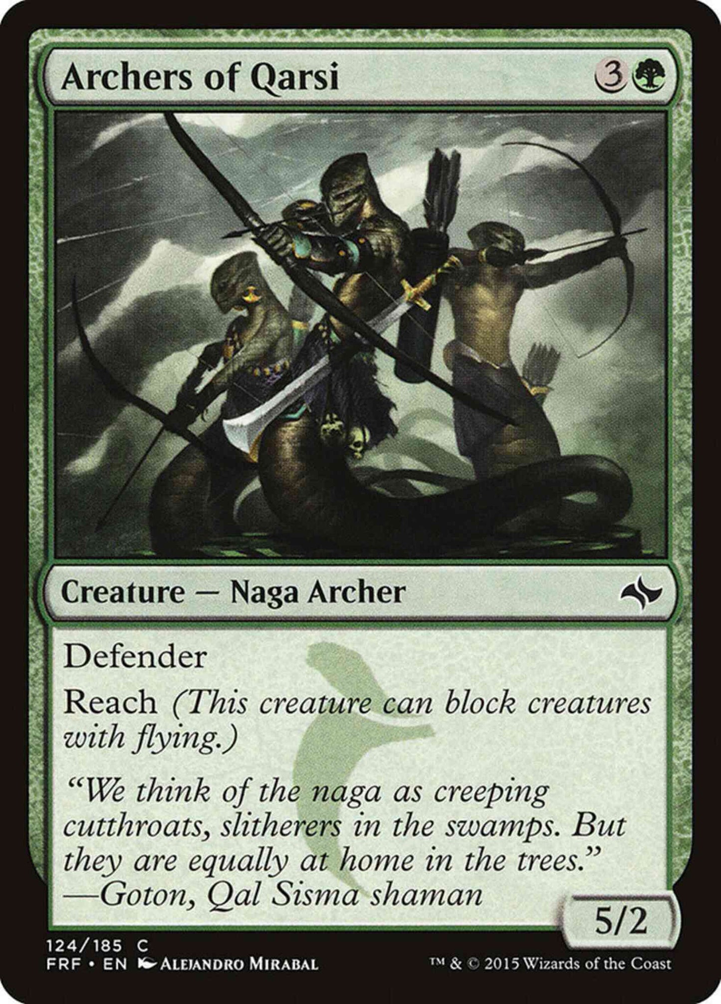 Archers of Qarsi [124] [Fate Reforged] [Non-Foil]