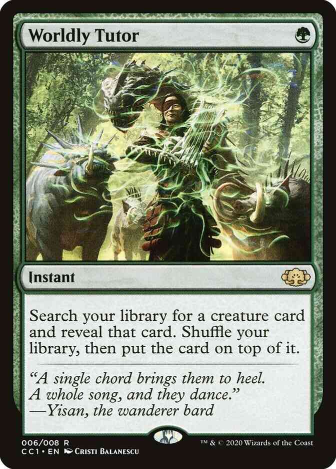 Worldly Tutor [6] [Commander Collection: Green] [Non-Foil]