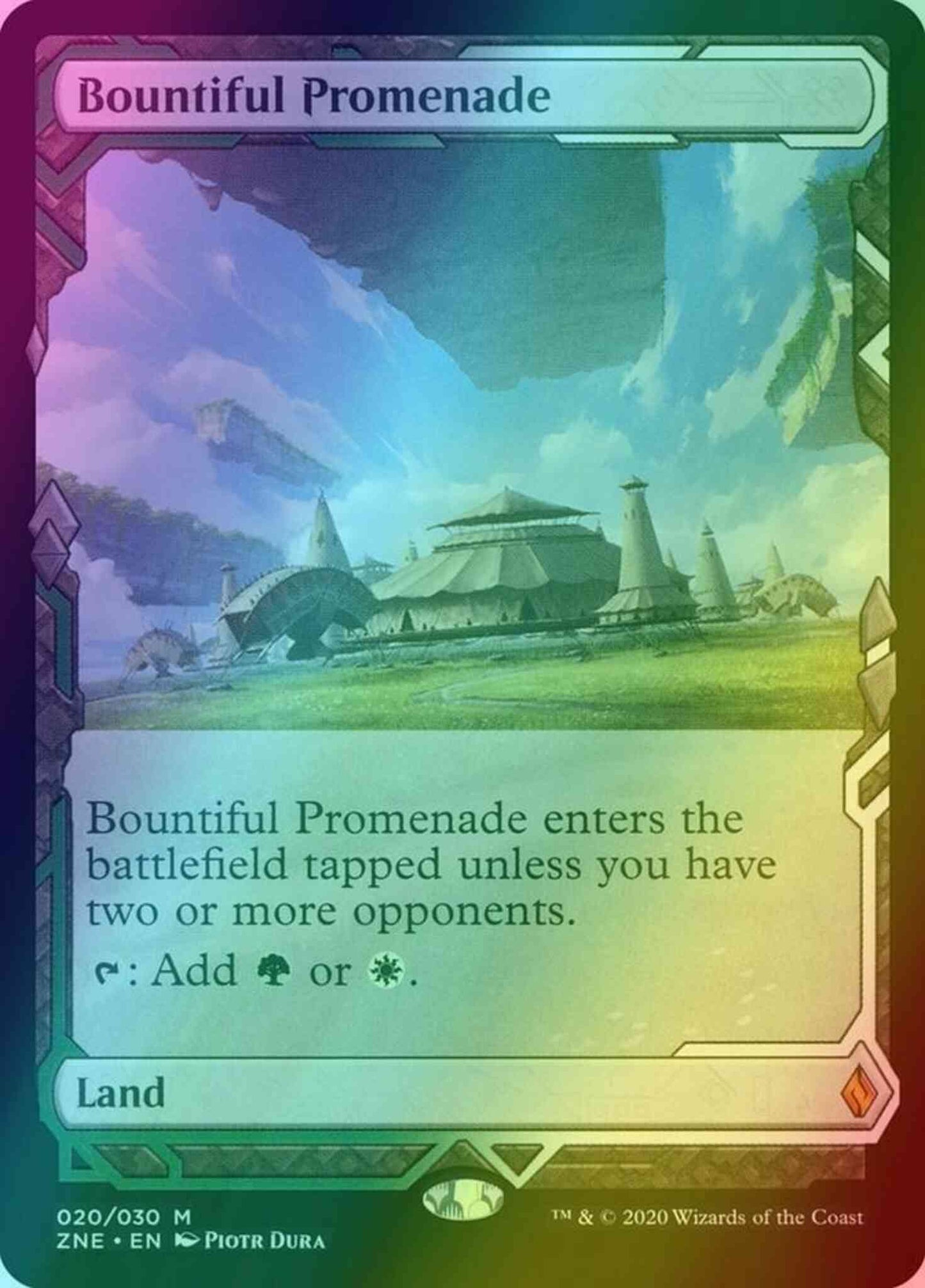 Bountiful Promenade [20] [Masterpiece Series] [Zendikar Rising Expeditions] [Foil]
