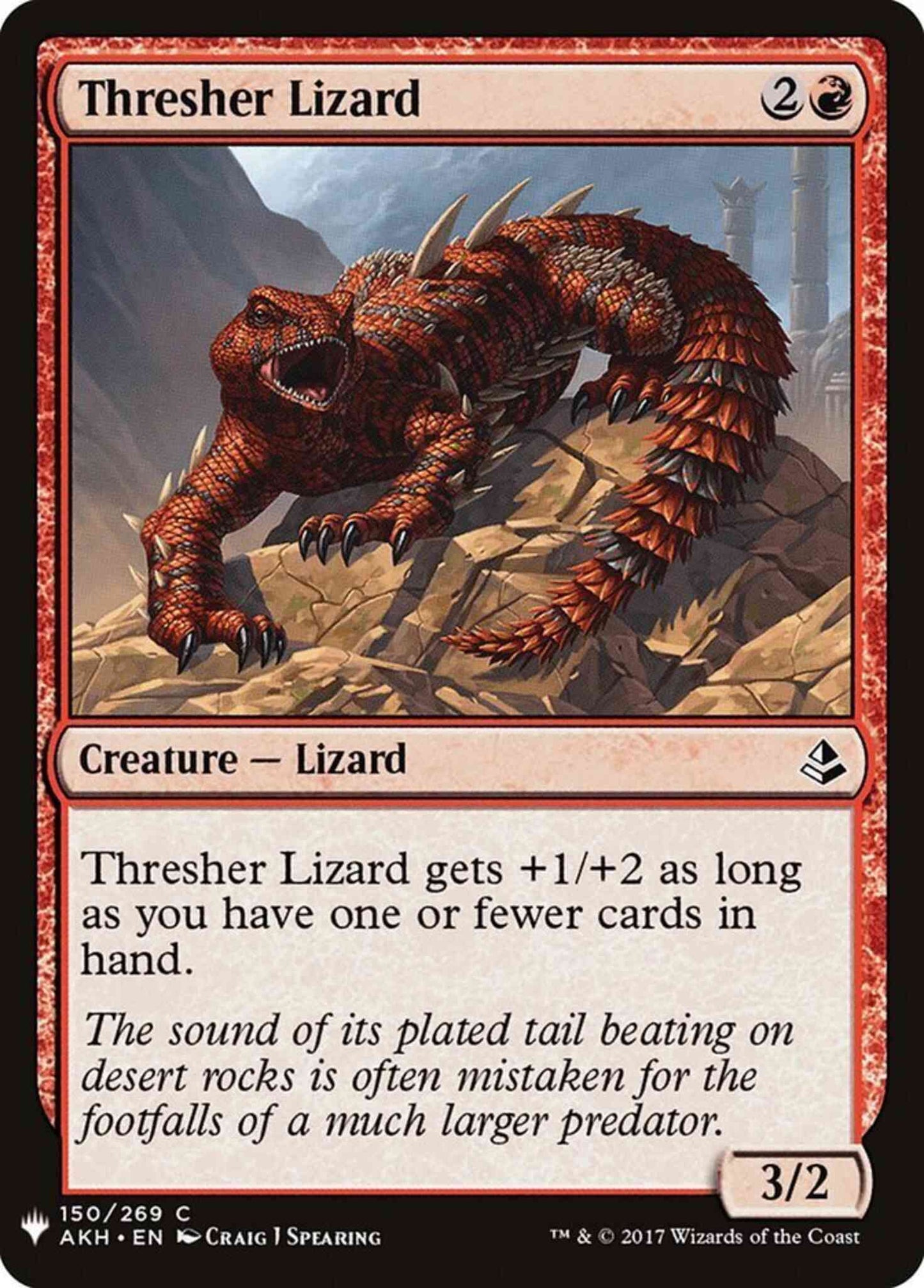Thresher Lizard [AKH-150] [The List] [Non-Foil]