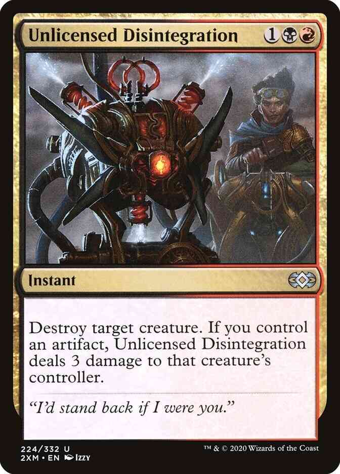Unlicensed Disintegration [224] [Double Masters] [Non-Foil]