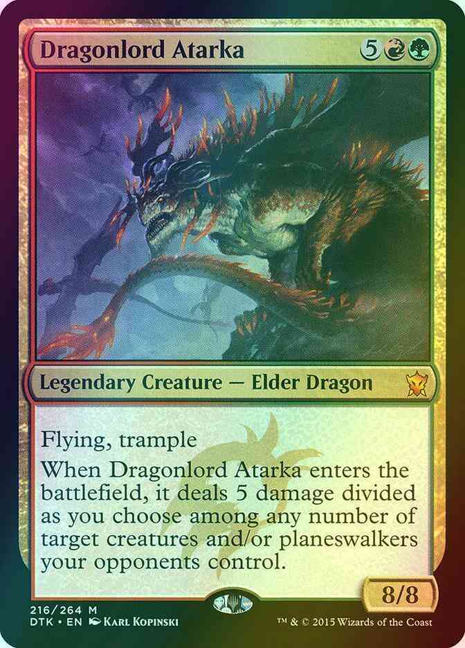 Dragonlord Atarka [216] [Dragons Of Tarkir] [Foil]