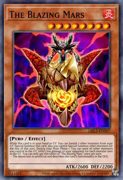 The Blazing Mars - DLCS-EN103 - Common - 1st Edition
