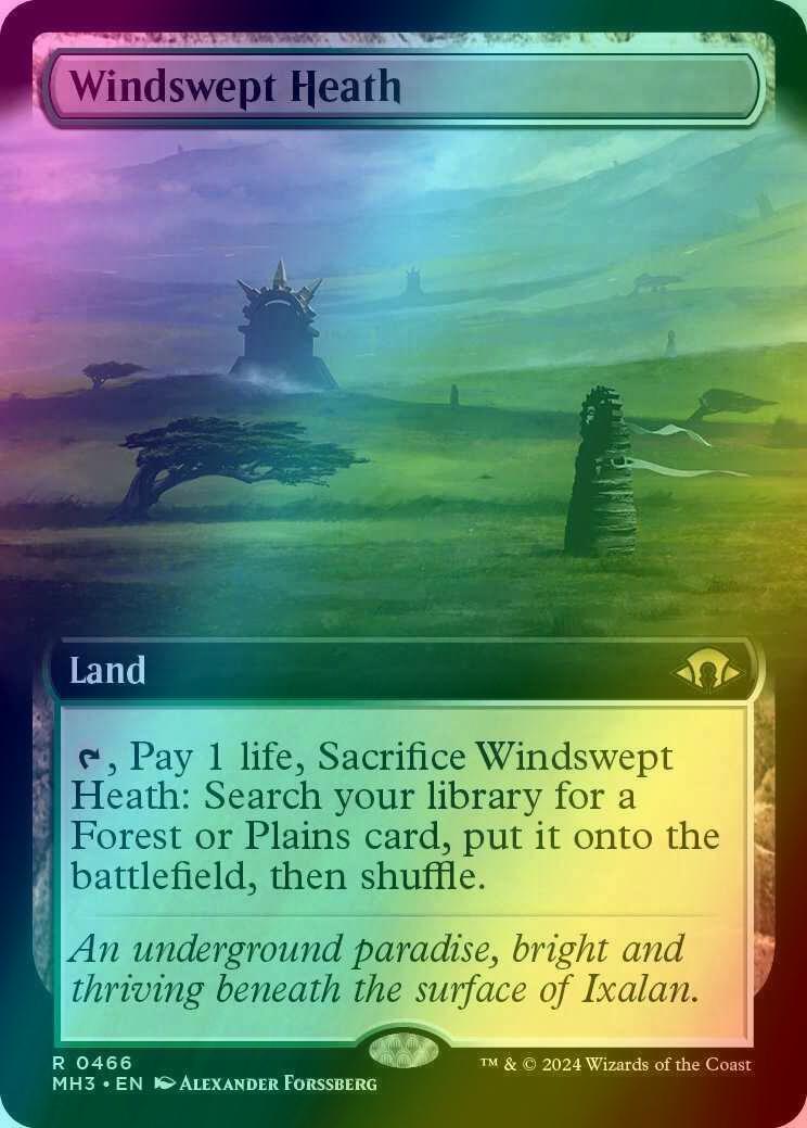 Windswept Heath [466] [Extended Art] [Modern Horizons 3] [Foil]