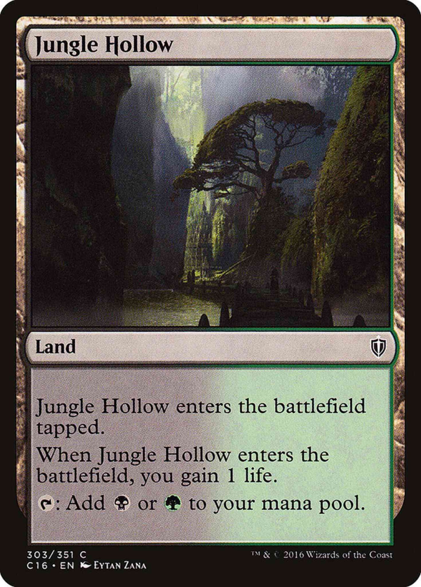 Jungle Hollow [303] [Commander 2016] [Non-Foil]