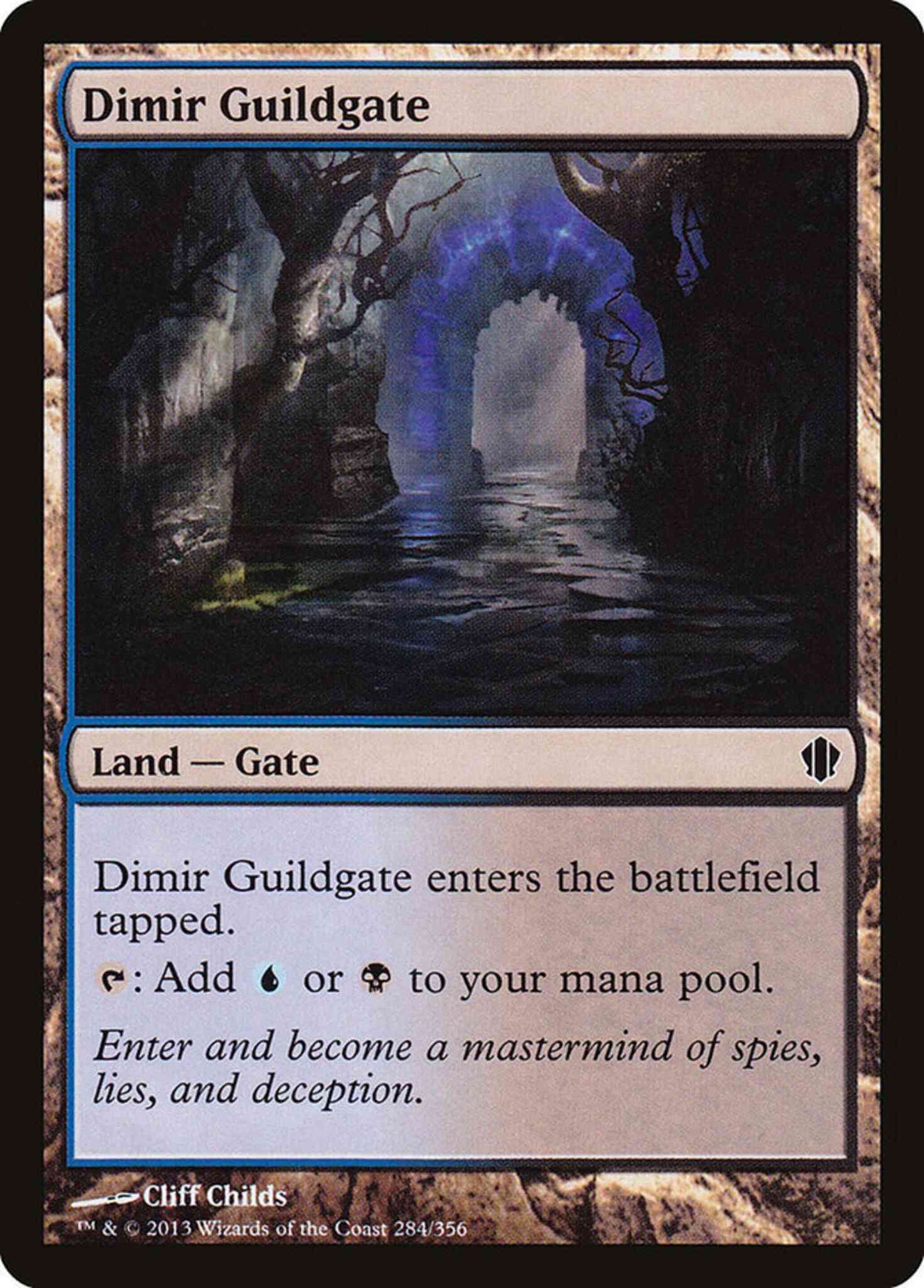 Dimir Guildgate [284] [Commander 2013] [Non-Foil]