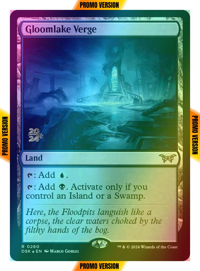 Gloomlake Verge [260s] [Prerelease] [Duskmourn: House of Horror: Promos] [Foil]