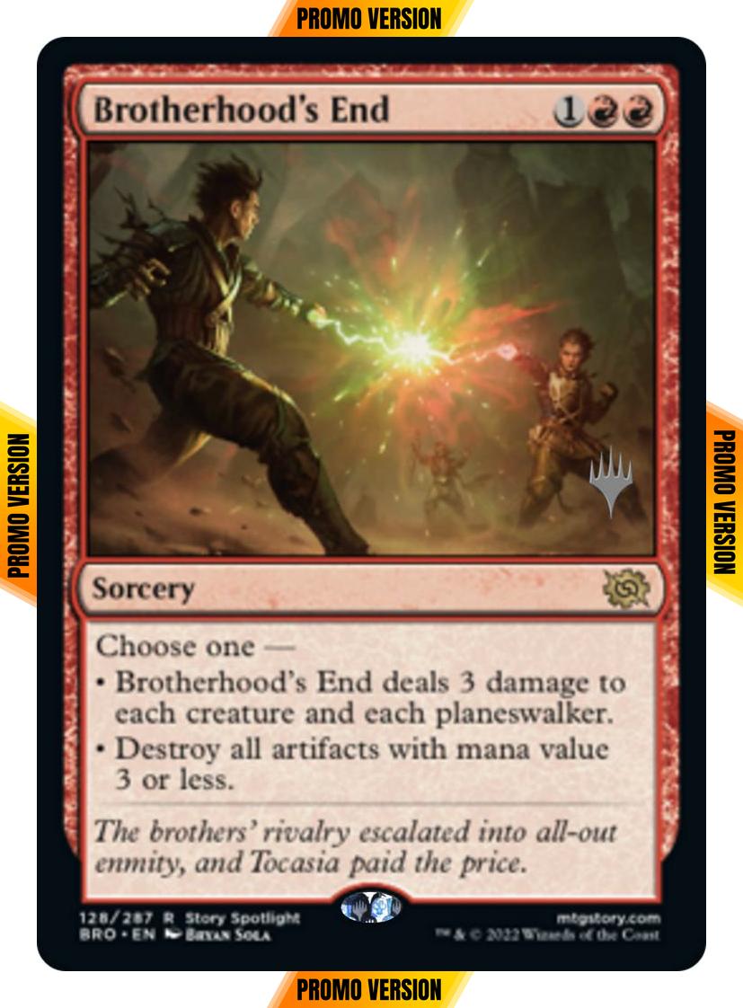 Brotherhood's End [128p] [Promo Pack] [The Brothers' War: Promos] [Non-Foil]