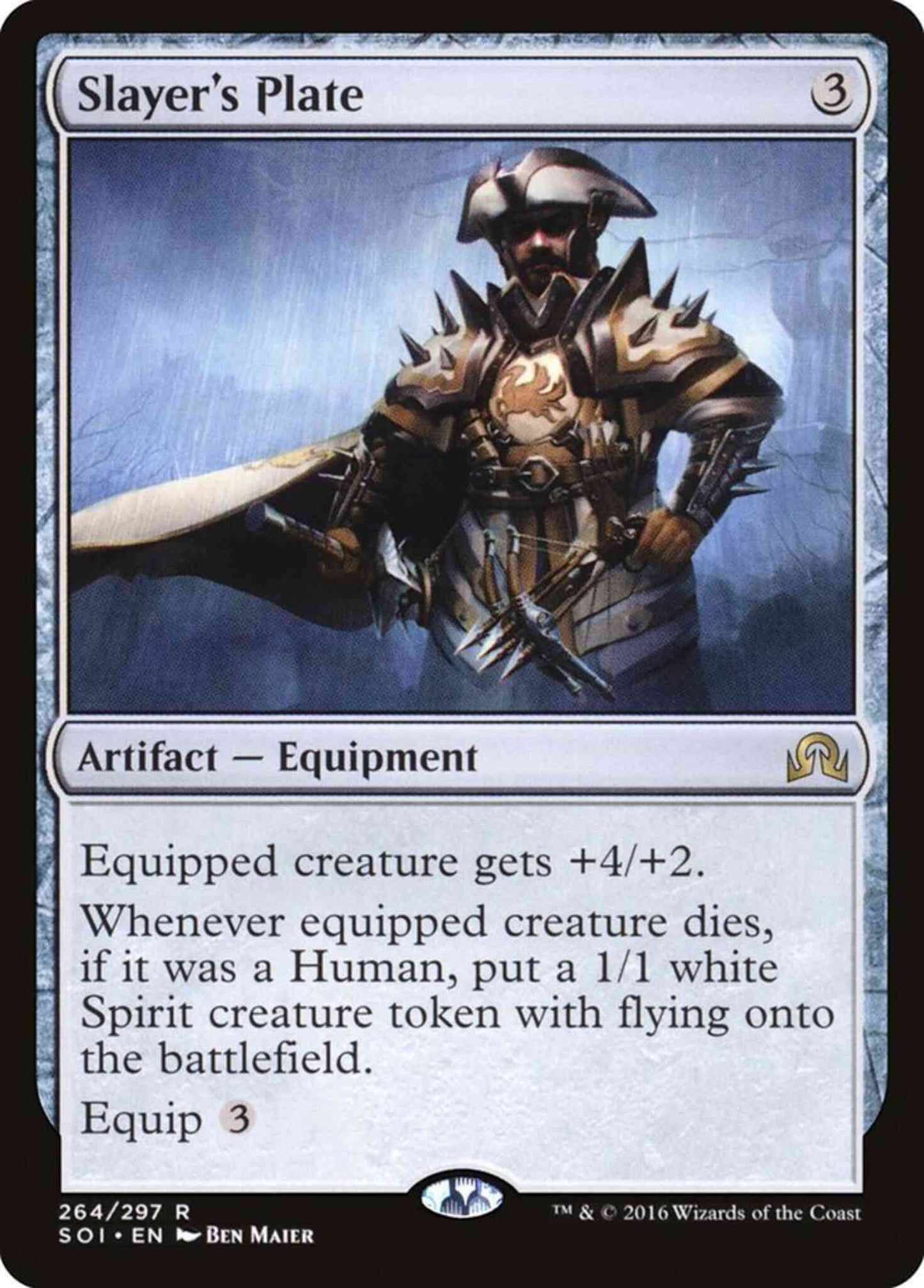Slayer's Plate [264] [Shadows over Innistrad] [Non-Foil]