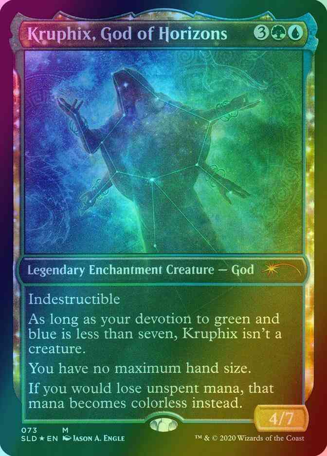 Kruphix, God of Horizons [0073] [Theros Stargazing Vol. II] [Secret Lair Drop] [Foil]