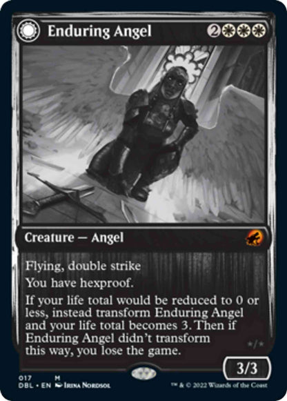Enduring Angel // Angelic Enforcer [17] [Innistrad: Double Feature] [Non-Foil]