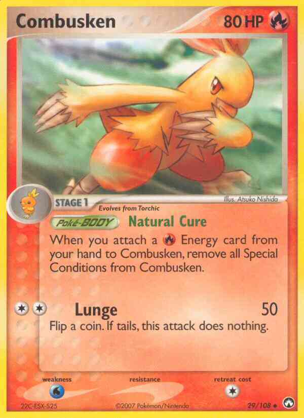 Combusken - 29/108 - Uncommon [ex16-29] [Non-Holo]