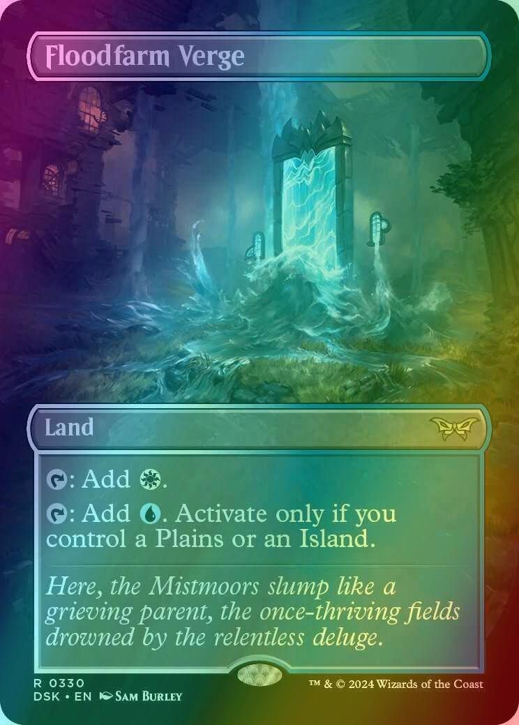 Floodfarm Verge [330] [Borderless] [Duskmourn: House of Horror] [Foil]