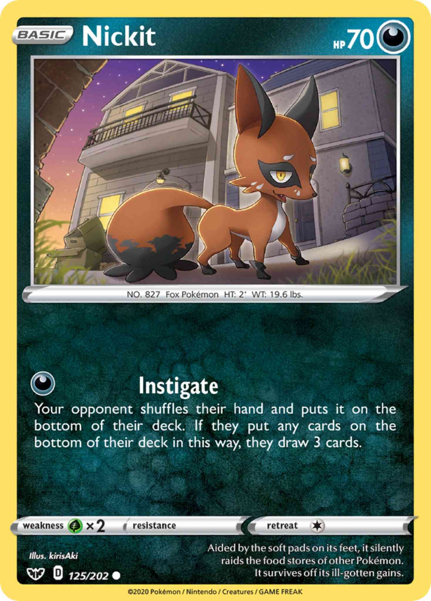 Nickit - 125/202 - Common [swsh1-125] [Non-Holo]