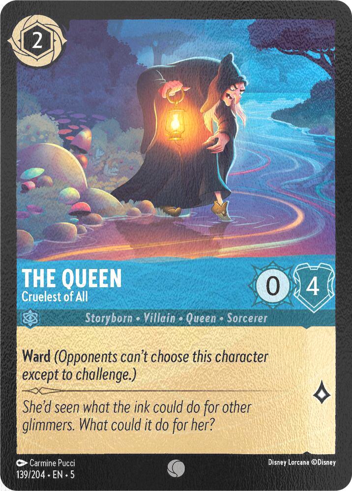 The Queen - Cruelest of All - 139/204 [Shimmering Skies] [Cold Foil]