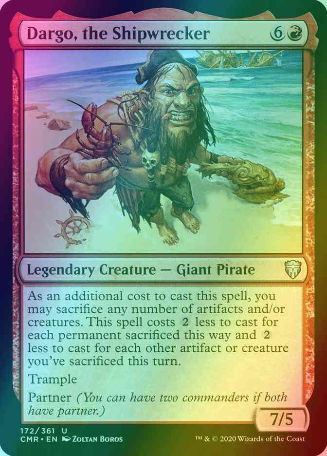 Dargo, the Shipwrecker [172] [Commander Legends] [Foil]