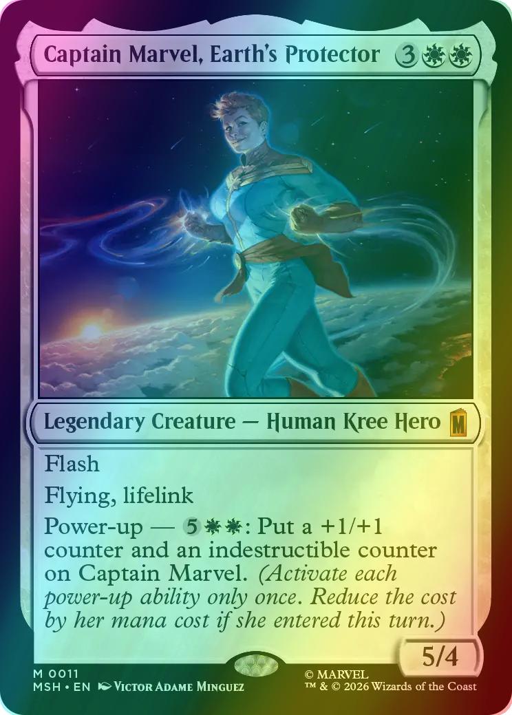 Captain Marvel, Earth's Protector [11] [Marvel Super Heroes] [Foil]